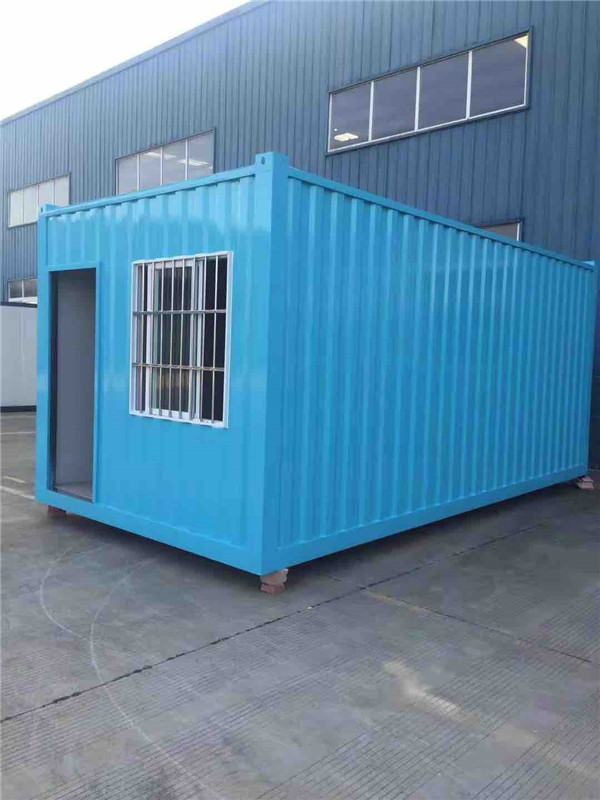 藍色住人集裝箱圖片